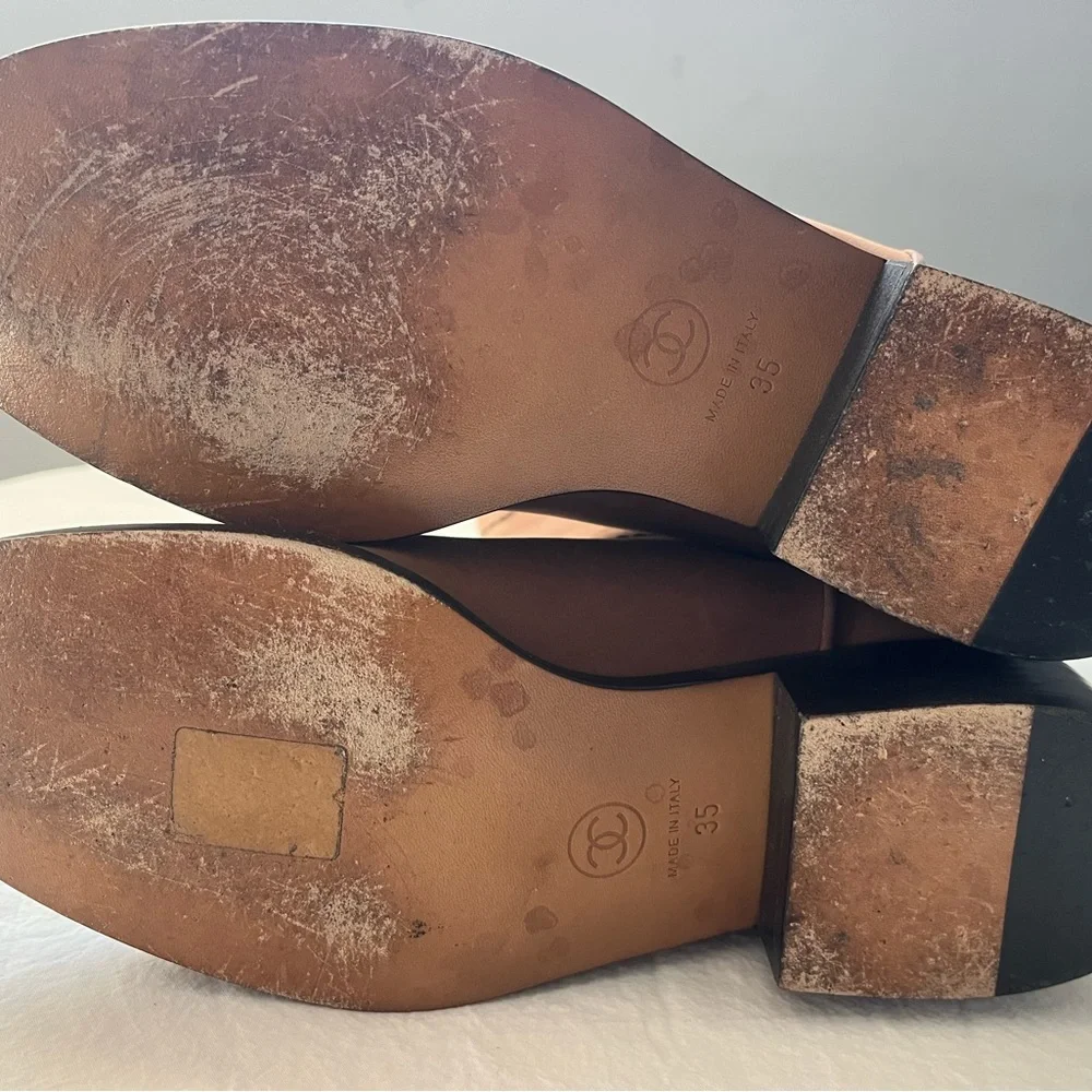 (Sold) Chanel Cowboy Leather boots - Picture 3 of 4